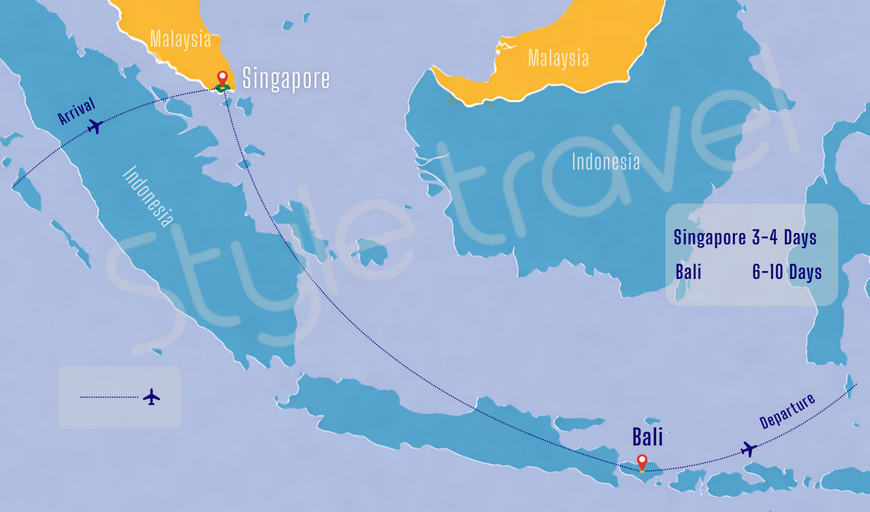 Tour map Singapore FN