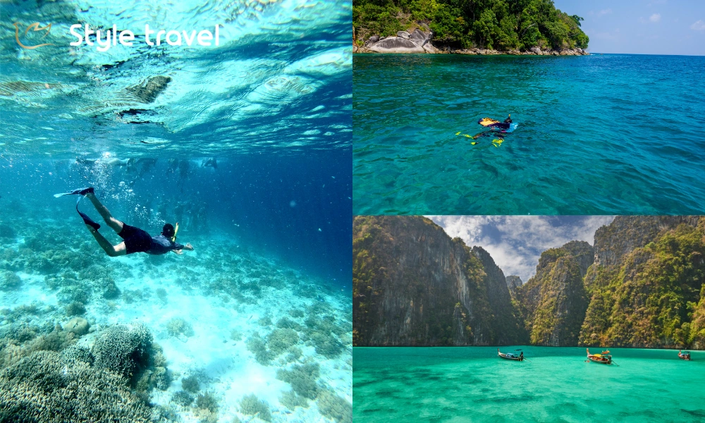 Swimming, snorkeling, and island hopping in Phuket