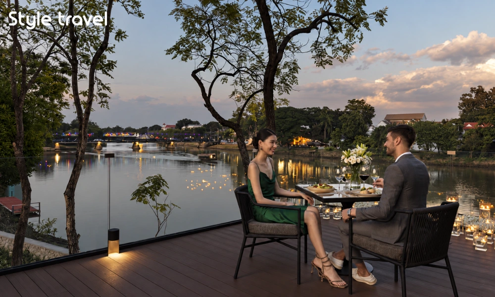 Enjoy a honeymoon dinner in Chiang Mai, Thailand.
