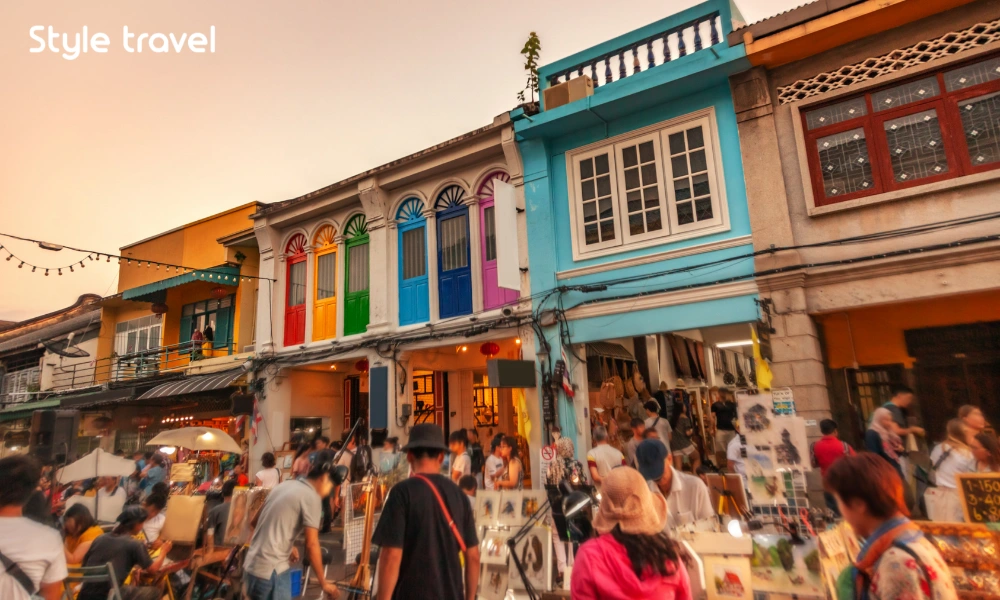 Thalang Road in Old Town Phuket