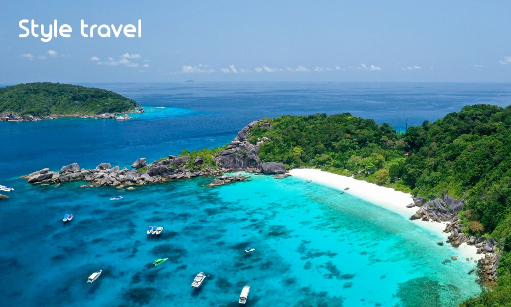 The Similan Islands, Phang Nga Province in southern Thailand