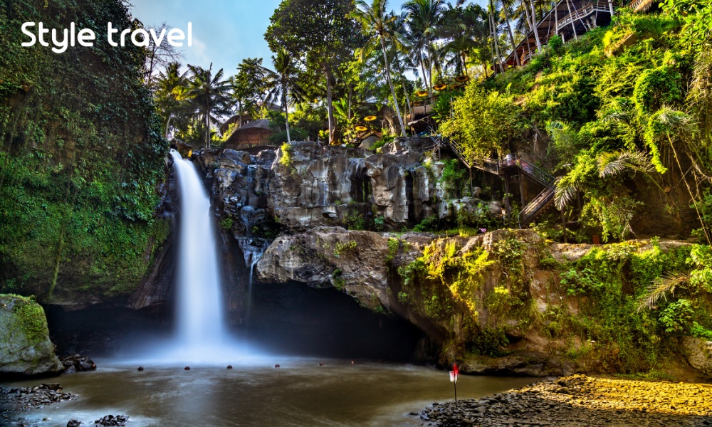 Tegenungan Waterfall near Ubud in Bali, Indonesia